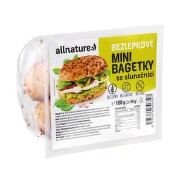 Allnature Bezlepkové mini bagetky se slunečnicí 2x50g
