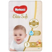 HUGGIES Elite Soft 3 5-9kg 72ks