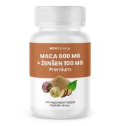 MOVit Maca 600 mg+Ženšen 100mg PREMIUM cps.120