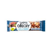 EMCO Super ořechy tyčinka Čokoláda a mořská sůl 35g