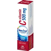 Revital C vitamin 500mg lesní jahoda tbl.eff.20