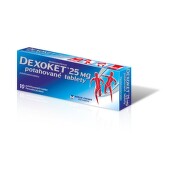 DEXOKET 25MG potahované tablety 10 II