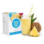 KetoDiet Proteinový nápoj Piňa Colada 7x27g
