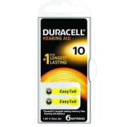 Duracell DA10 EasyTab baterie do naslouchadel 6ks