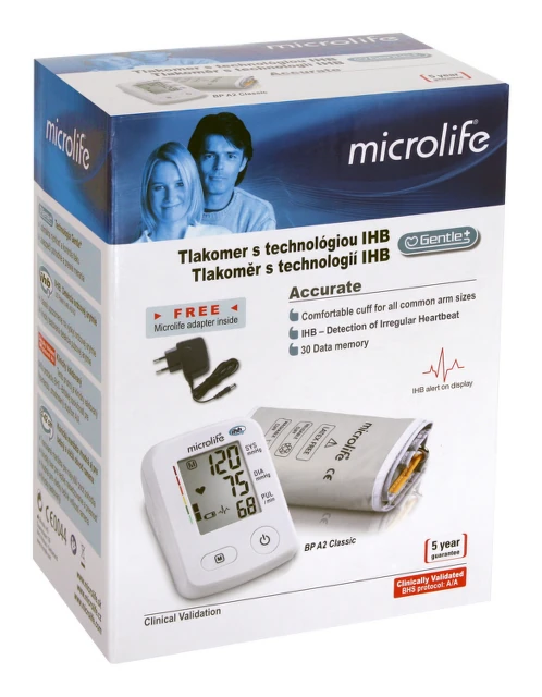 Microlife Tlakoměr BP A2 Classic Accur.dig.+adapt.