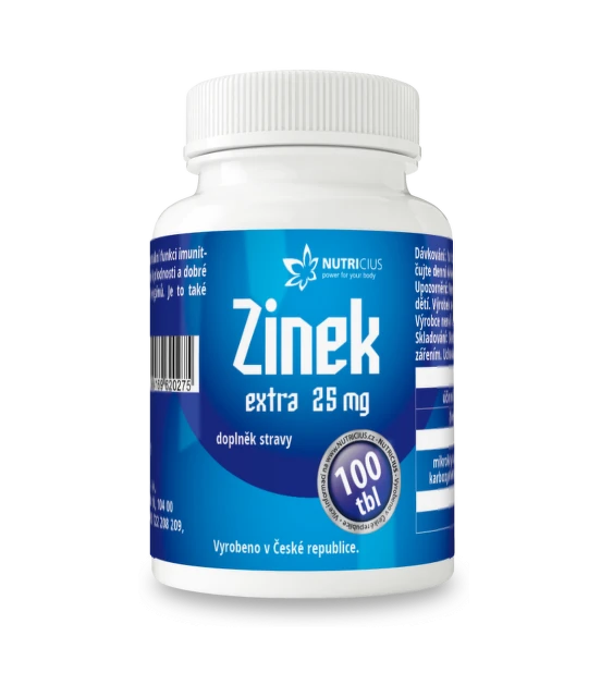 Zinek EXTRA 25mg tbl.100