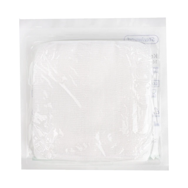 Gáza hydrofilní kompresy sterilní 5x5cm/2ks Steriwund
