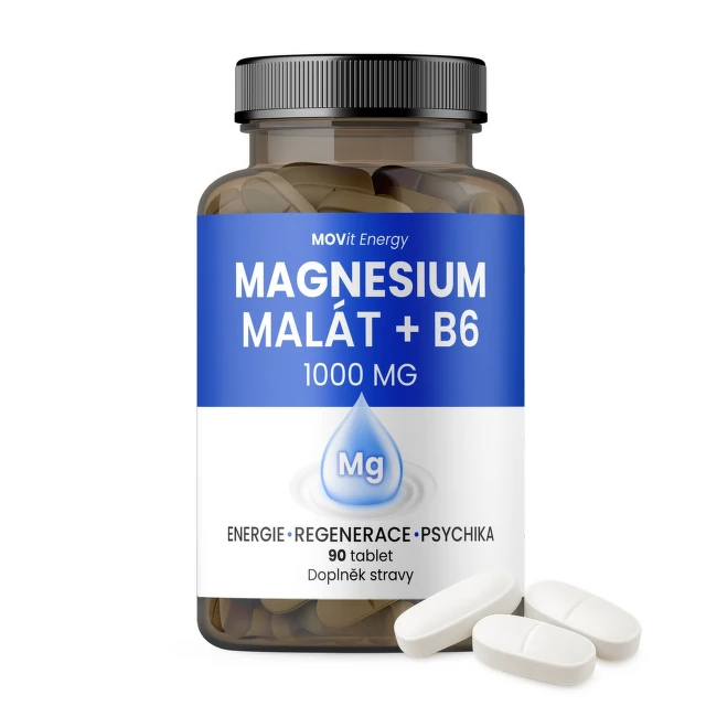 MOVit MAGNESIUM MALATE 1000mg + B6 tbl.90