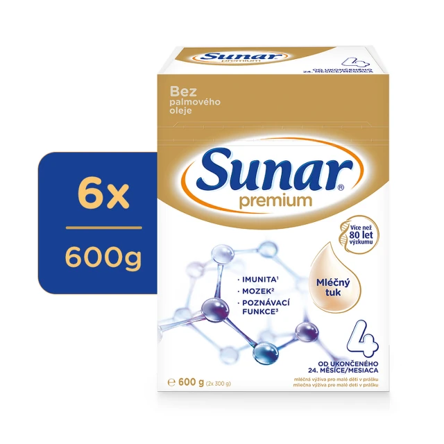 Sunar Premium 4 600g - nový - balení 6 ks
