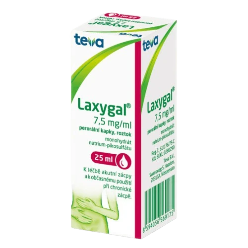 LAXYGAL 7,5MG/ML perorální kapky, roztok 1X25ML