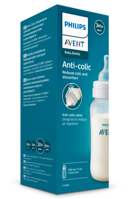 AVENT Láhev Anti-colic 330ml 3m+