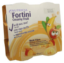 Fortini Creamy Fruit, roztok, letní ovoce, 4x100g