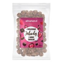 Allnature Jahody sušené mrazem v hořké čokoládě 100g