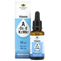 EKOMEDICA Vitamín A + Vitamín D3 + Vitamín E + Vitamín K2 + Vitamín Mk7 30ml