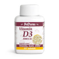 MedPharma Vitamin D3 1000 IU 107 tobolek