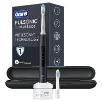 Oral-B Pulsonic Slim Luxe 4500 Matte Black sonický zubní kartáček + cestovní pouzdro