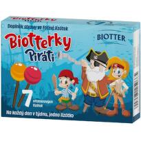 Biotterky vitamínová lízátka Piráti 7ks