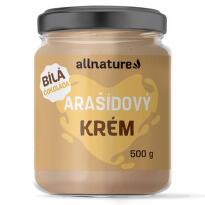 Allnature Arašídový krém bílá čokoláda 500g