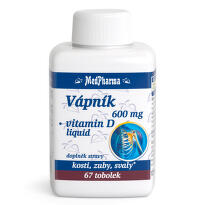 MedPharma Vápník 600mg+vit.D-liquid tob.67