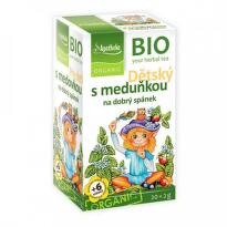 Apotheke BIO Dětský ovocný čaj s meduňkou 20x2g