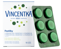 Vincentka pastilky bylinné 18ks