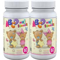 ABCD Multi Gummies 2x60 pektinových bonbónů