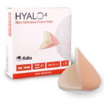 HYALO4 NON ADHESIVE FOAM HEEL DRESSING 18 X 12 CM PĚNOVÉ KRYTÍ NA PATU, 5KS