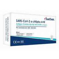 JusChek SARS-CoV-2 a chřipka A/B antigen.test 1ks