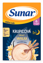 Sunar Ml.krupicová kaše Vanilka na dobrou noc 210g