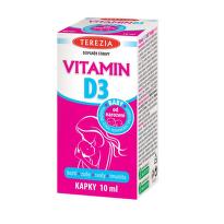 TEREZIA Vitamin D3 baby od narození 400 IU 10ml - II. jakost