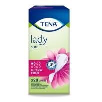 TENA Lady Ultra Mini - Inkontinenční vložky (28 ks) - II. jakost