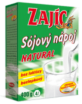 Sójový nápoj Zajíc natural 400g