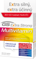 GS Extra Strong Multivitamin 30+10 tablet ČR/SK