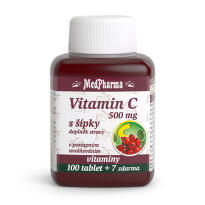 MedPharma Vitamin C 500mg s šípky s postupným uvolňováním tbl.107