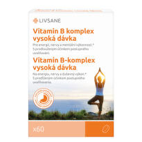 LIVSANE Vitamin B Komplex vysoká dávka 60ks