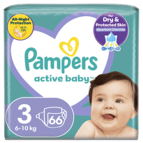 Pampers Active Baby 3 plenk.kalhotky 6-10kg 66ks