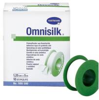 Náplast Omnisilk bílé hedvábí 2.5cmx9.2m/1ks - II. jakost