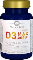 Vitamin D3 MAX 4000 I.U. tbl.100