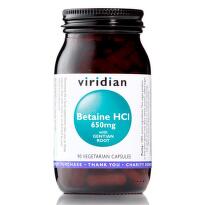 Viridian Betaine HCL cps.90