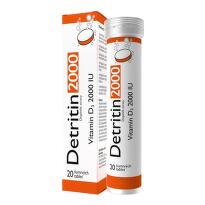 Detritin 2000 IU Vitamin D3 20 šumivých tablet