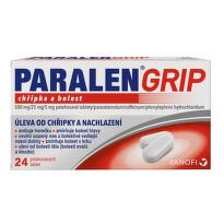 PARALEN GRIP CHŘIPKA A BOLEST 500MG/25MG/5MG potahované tablety 24 I