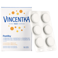 Vincentka Pastilky ovocné 18ks