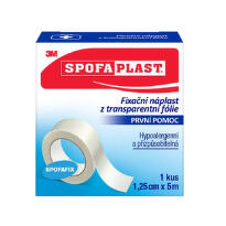 3M Spofaplast 431 Fixační náplast transparentní fol.5mx12.5mm