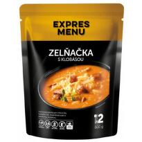 EXPRES MENU Zelná polévka s klobásou 600g