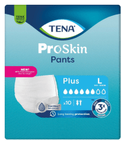 TENA Proskin Pants Plus L Inkontinenční kalhotky 10ks