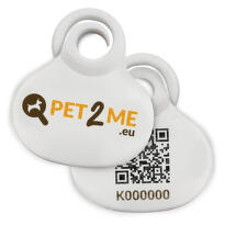Pet2Me QR identifikační medailonek 1ks