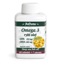 MedPharma Omega 3 rybí olej Forte tob.67