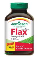 JAMIESON Flax Omega-3 1000mg lněný olej cps.200