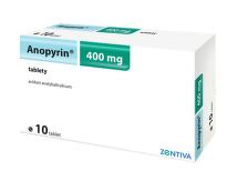 ANOPYRIN 400MG neobalené tablety 10