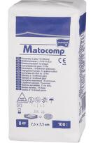 MATOPAT MATOCOMP KOMPRESY Z GÁZY NESTERILNÍ 7,5CMX7,5CM,8 VRSTEV,17